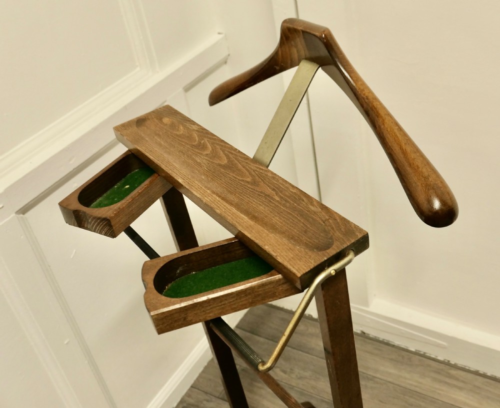 Art Deco Gentleman’s Suit Hanger or Night Stand, the Versatile Valet, View IV
