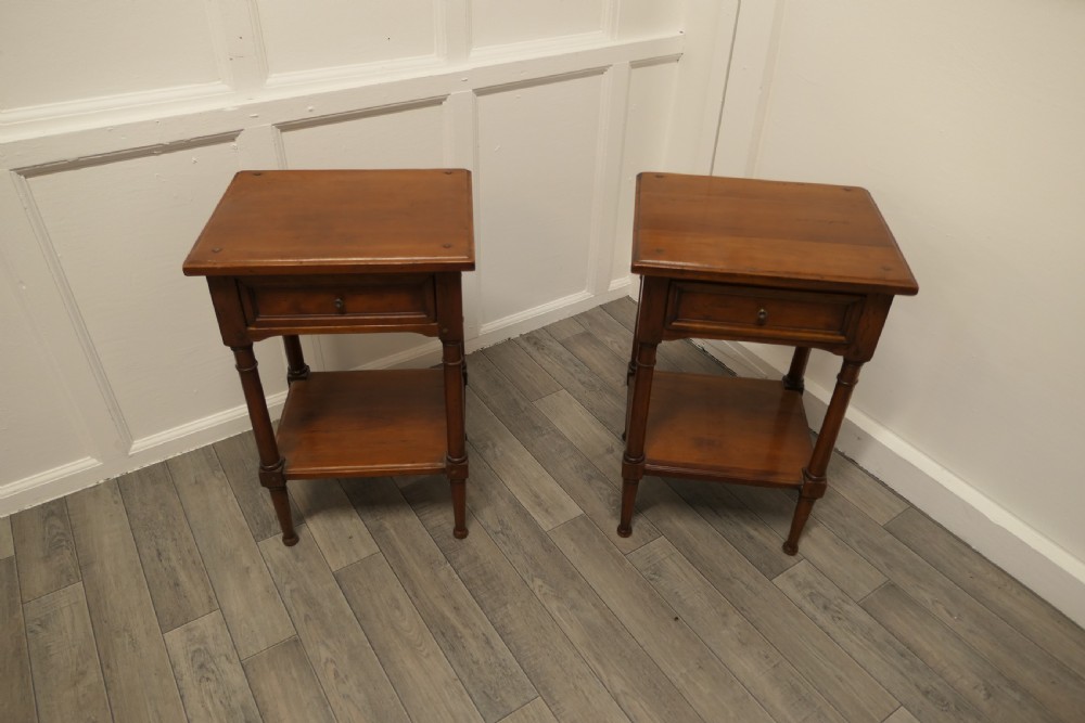 Pair of French Country Bedside Cabinets by Camille & Vence View II