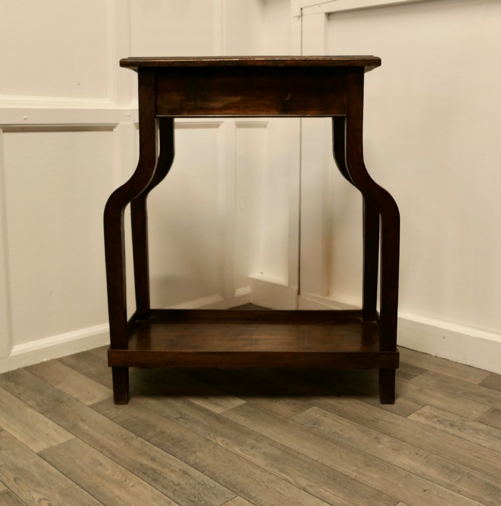 French Art Deco Elm Table 