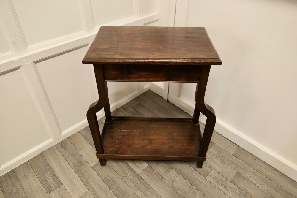 French Art Deco Elm Table  View II