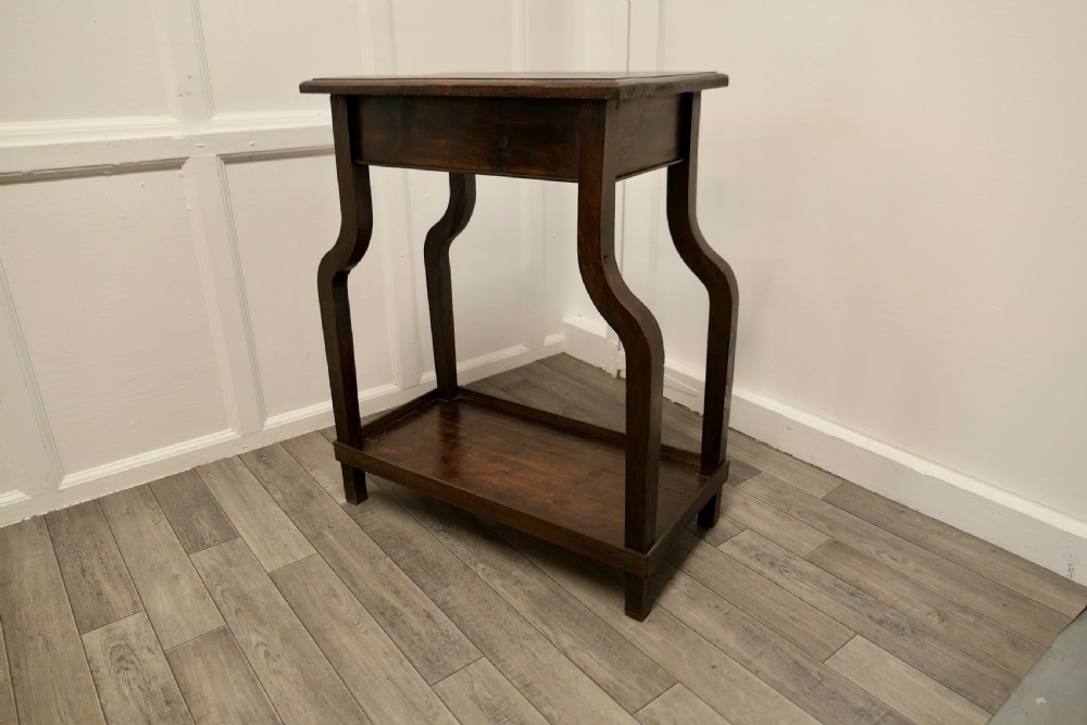 French Art Deco Elm Table  View IV