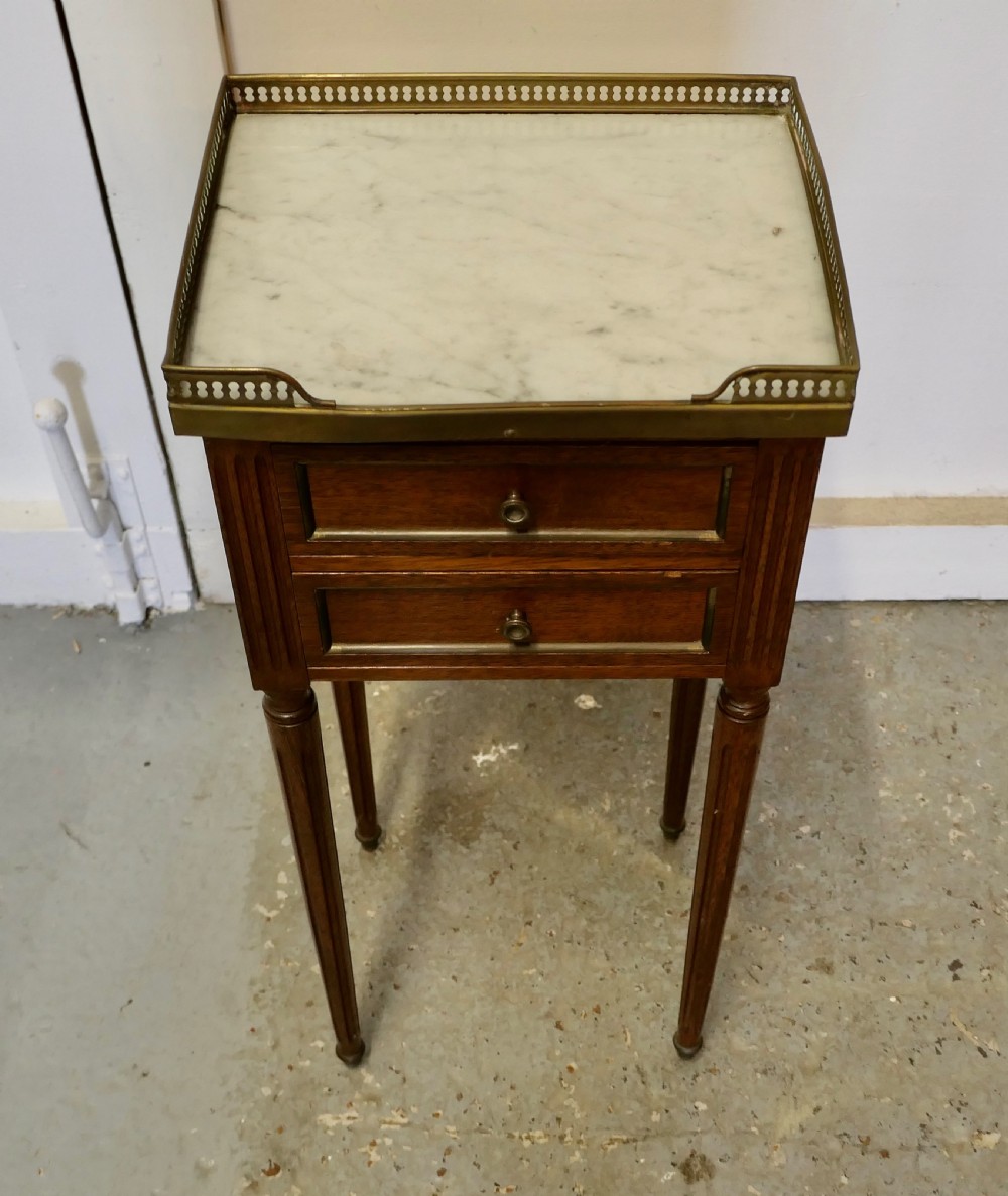 A French 19th Century Side Table or Bedside Cabinet   View II