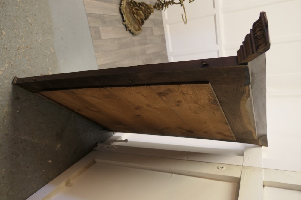 A Very Large Carved Oak Overmantel or Wall Mirror View VII