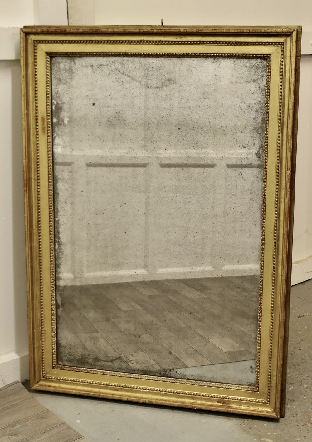 18th Century French Gilt Rectangular Wall Mirror