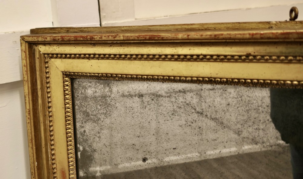 18th Century French Gilt Rectangular Wall Mirror View VII