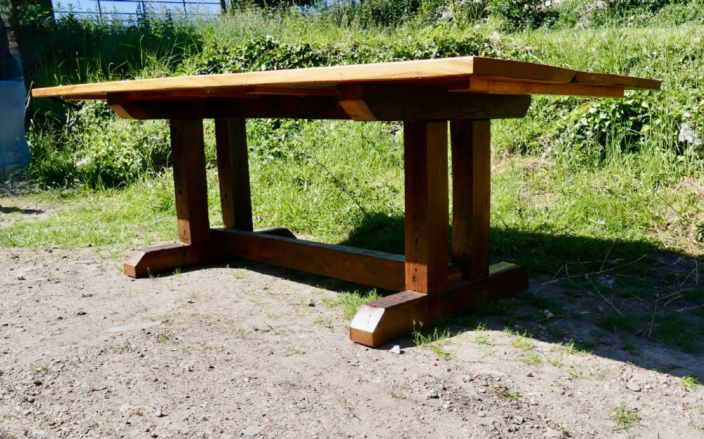Rustic English Barn Table   View II