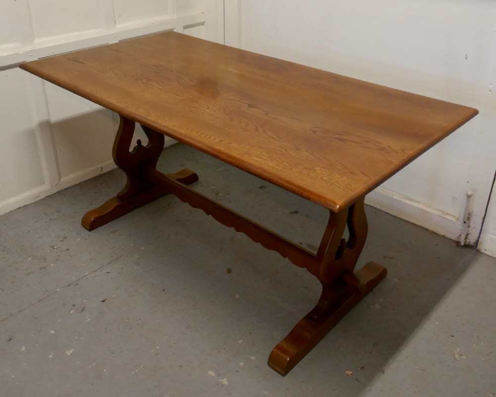 Oak Refectory Table   View II