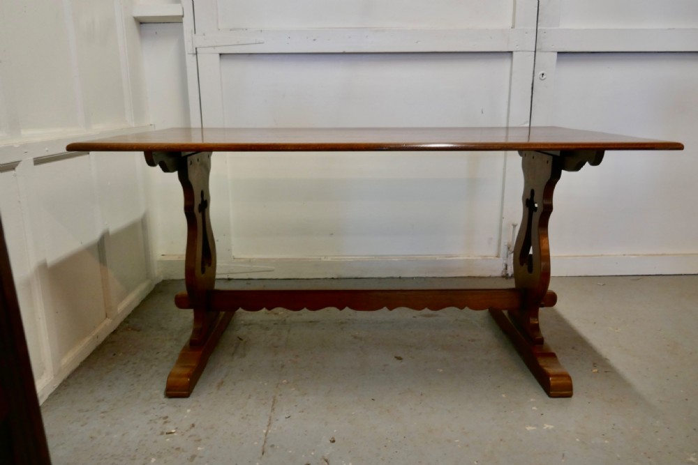 Oak Refectory Table   View VI