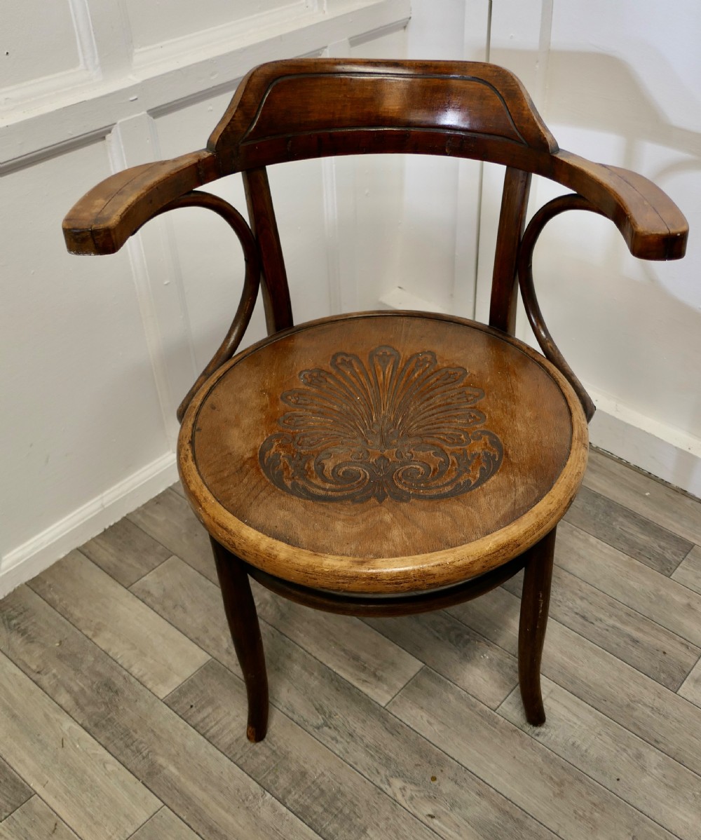 Large Roomy Bentwood Carver Chair View II