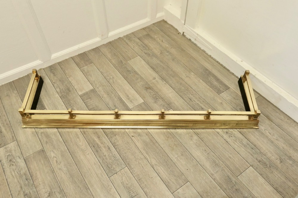 Good Quality Art Deco Brass Fender View II