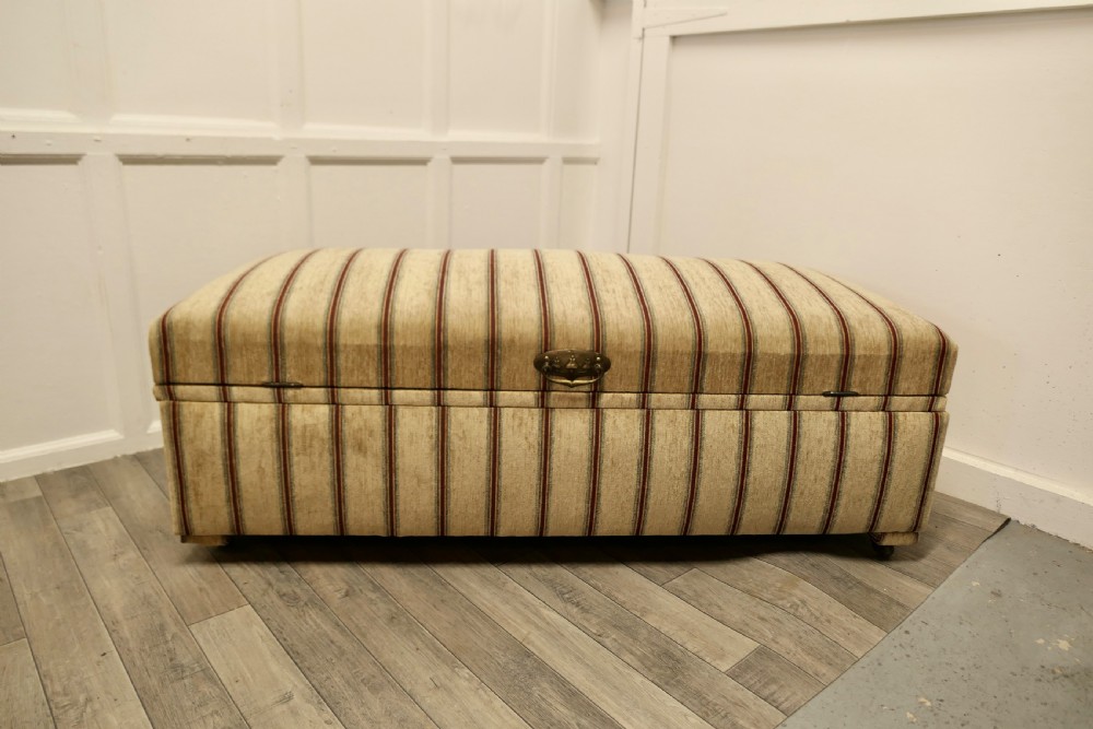 A Large Upholstered Double Ottoman or Window Seat  View VI
