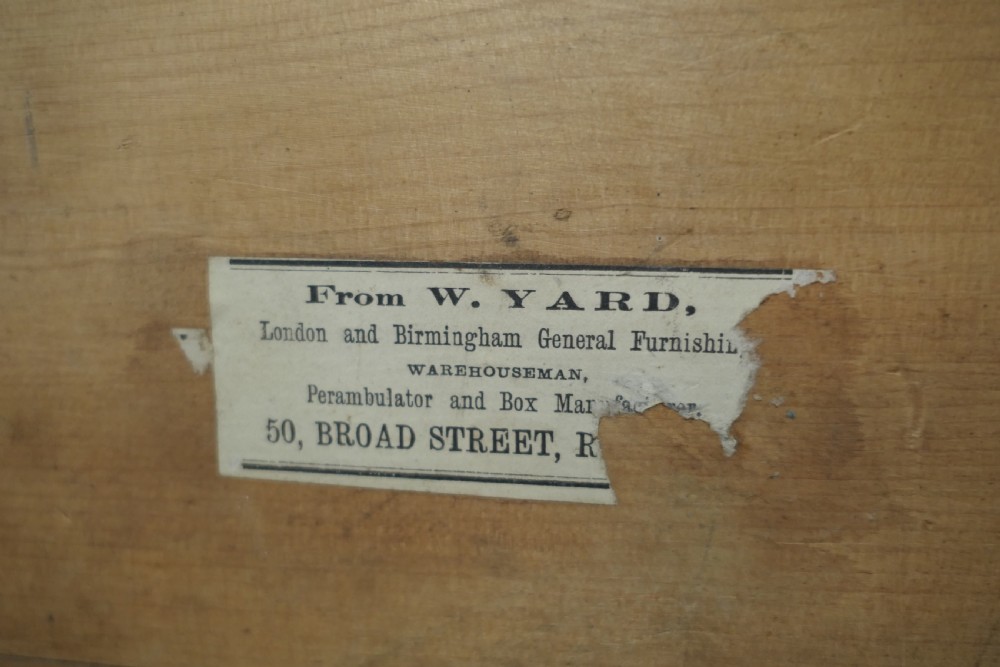 Strong Victorian Pine Blanket Box  View V