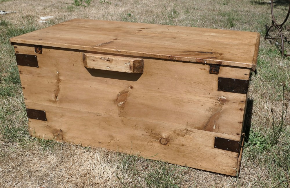 Victorian Pine Blanket Box,  View IV