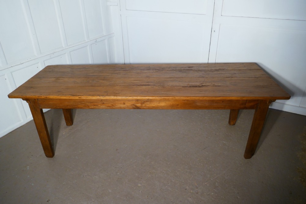 A Large French Rustic Pine Table View II
