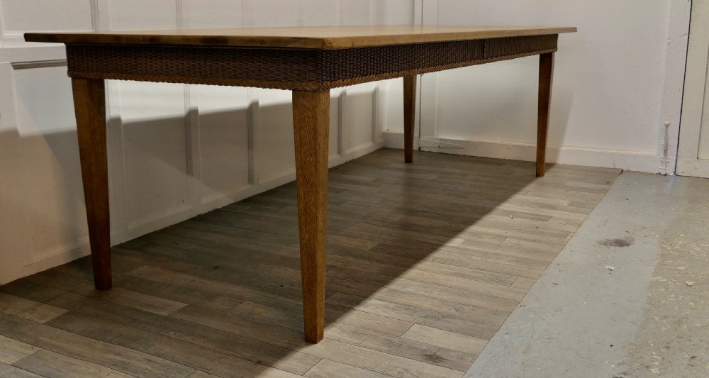 A Very Large Farmhouse Fruitwood Dining Table View II