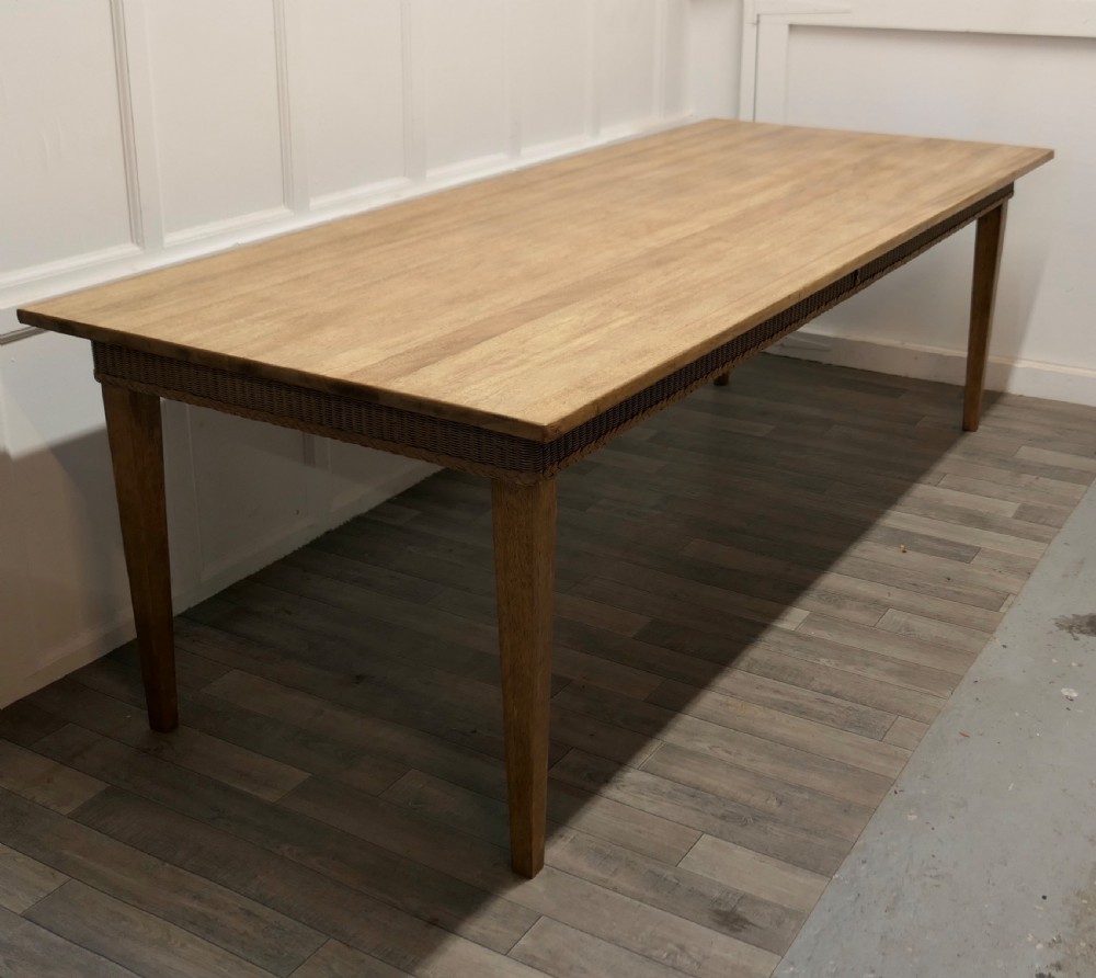 A Very Large Farmhouse Fruitwood Dining Table View VI