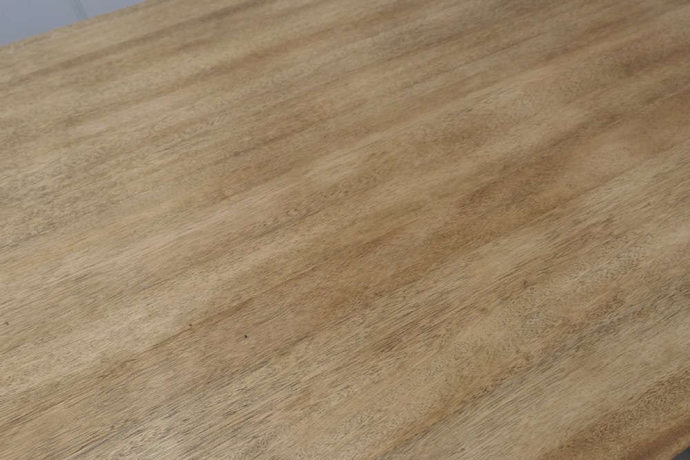 A Very Large Farmhouse Fruitwood Dining Table View XI