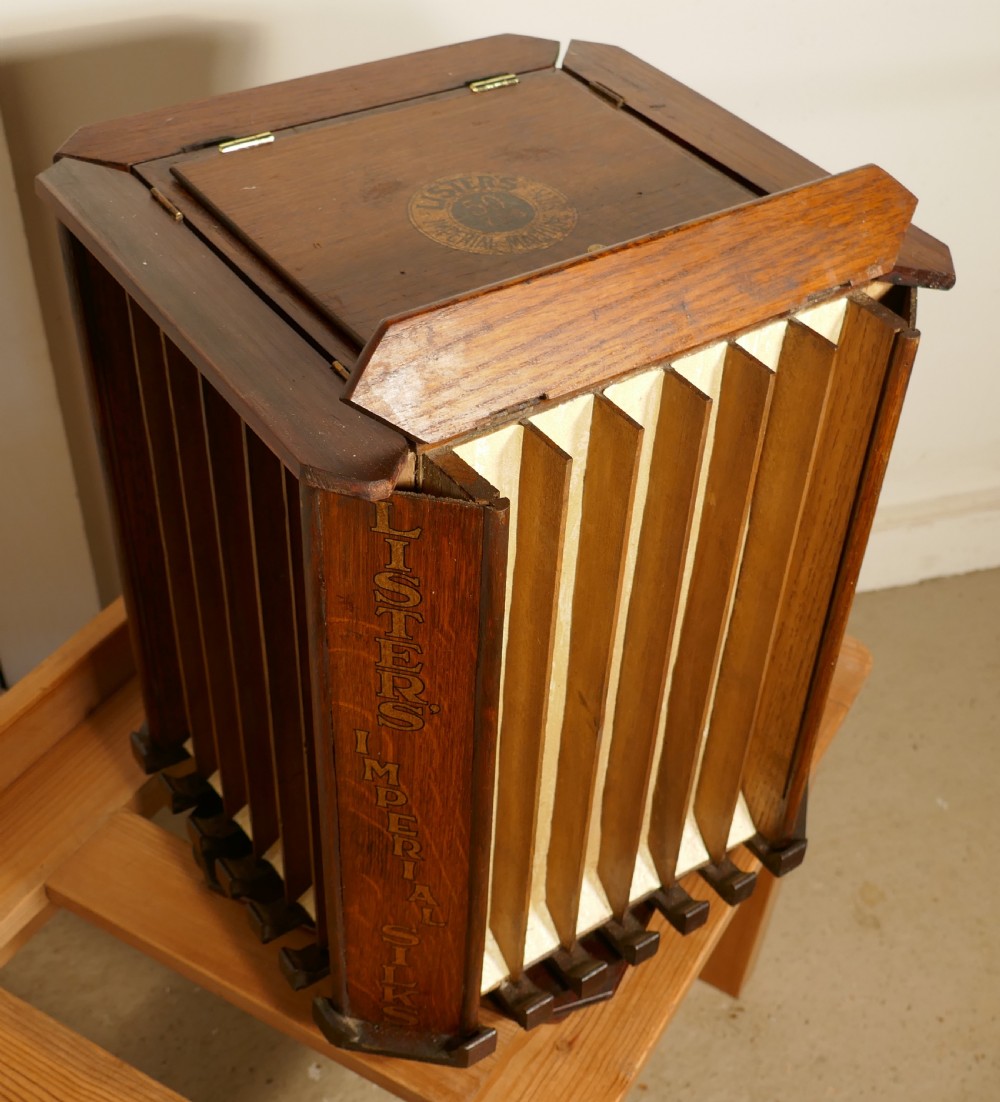  Revolving Lister Imperial Silks Haberdashers Cabinet View IX
