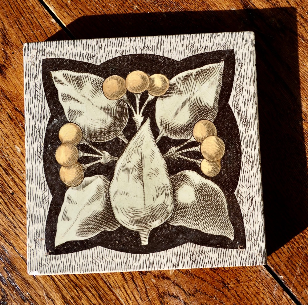 A Collection of 7 Mixed Victorian Ceramic Tiles View VII