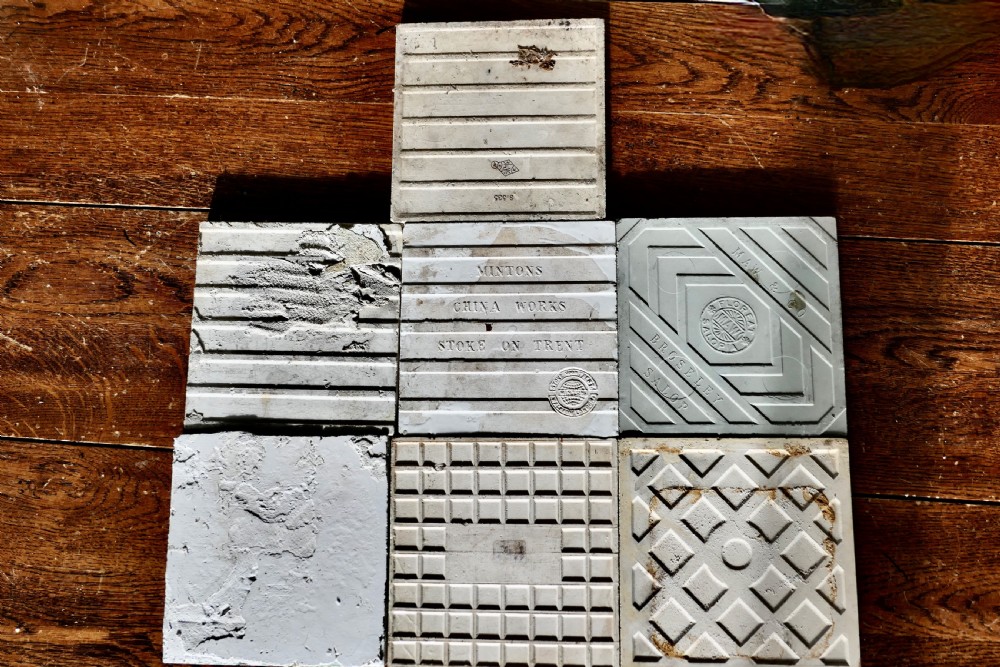 A Collection of 7 Mixed Victorian Ceramic Tiles View IX