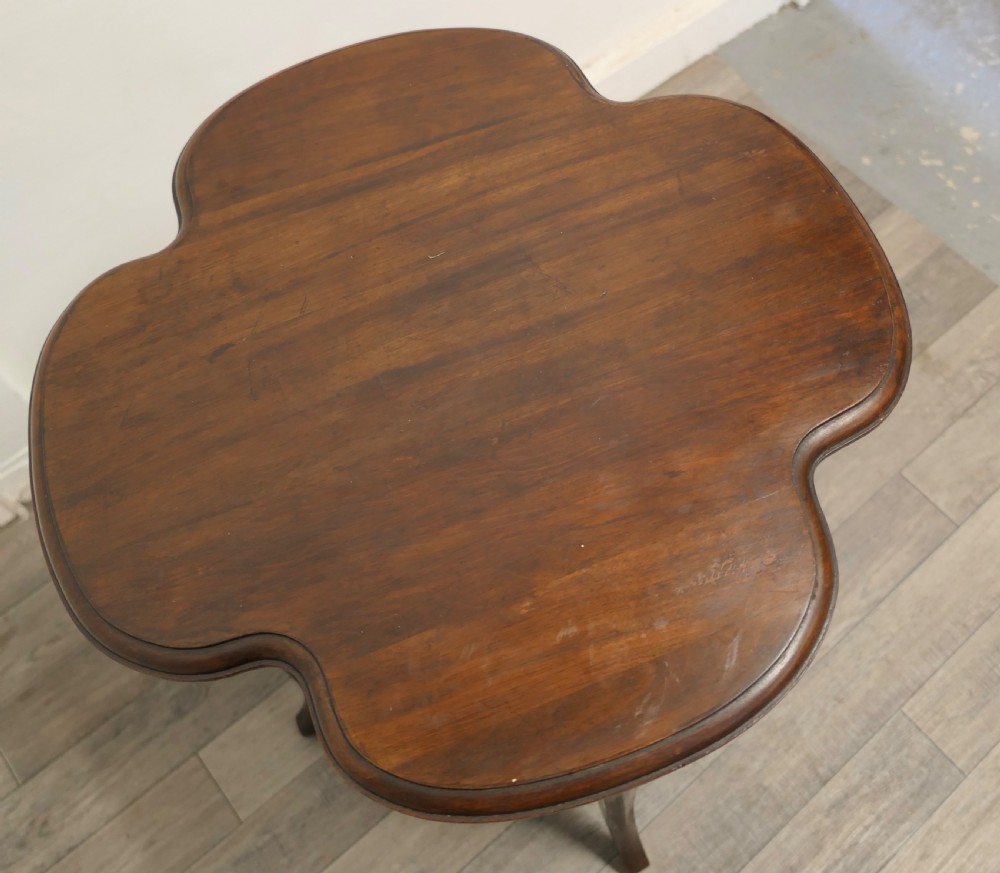 Irish Walnut Side or Lamp Table View V