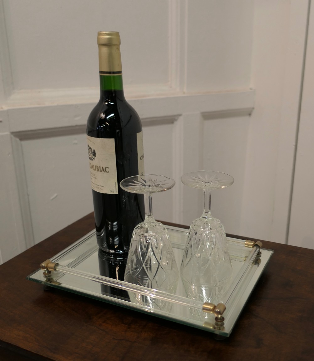 Art Deco Mirror Tray View V