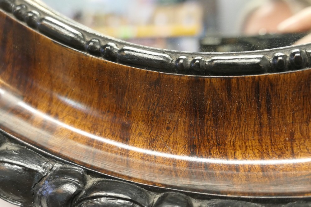 Edwardian Scumble Finish Oval Mirror View VI