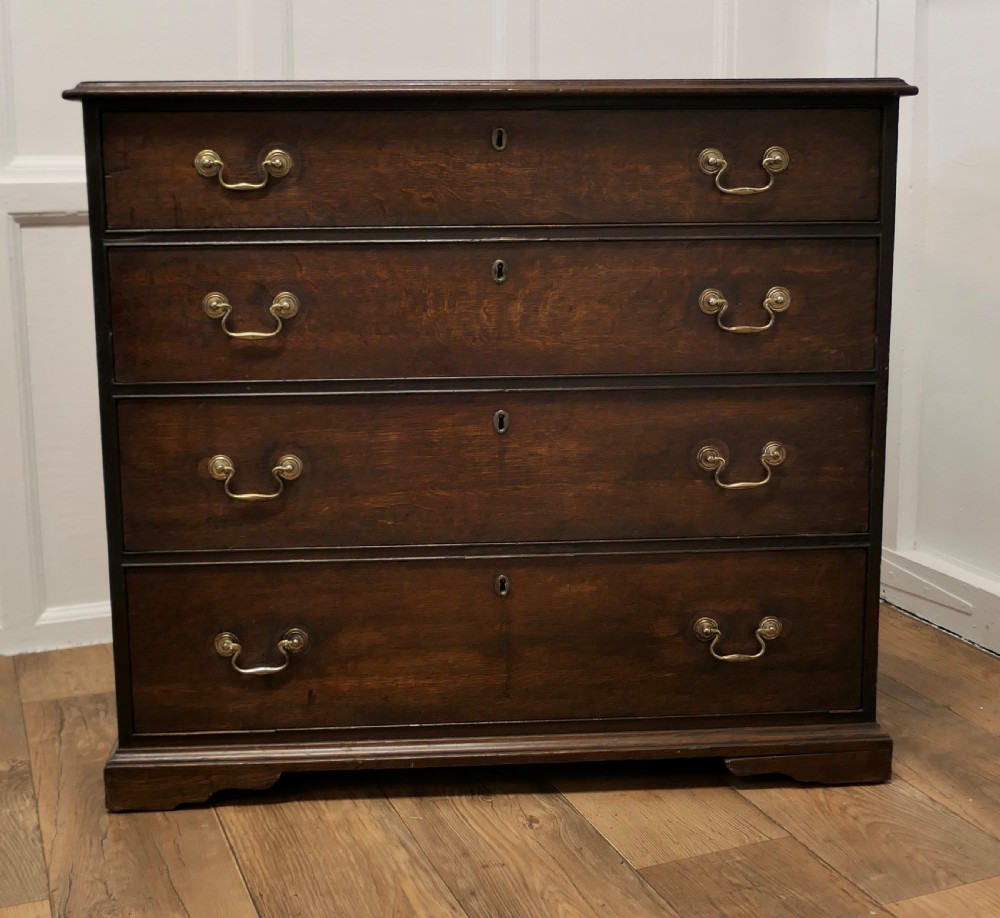 Georgian Dark Oak Chest of Drawers