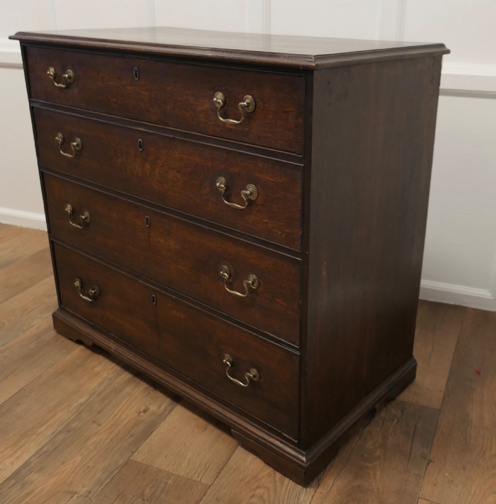 Georgian Dark Oak Chest of Drawers View III