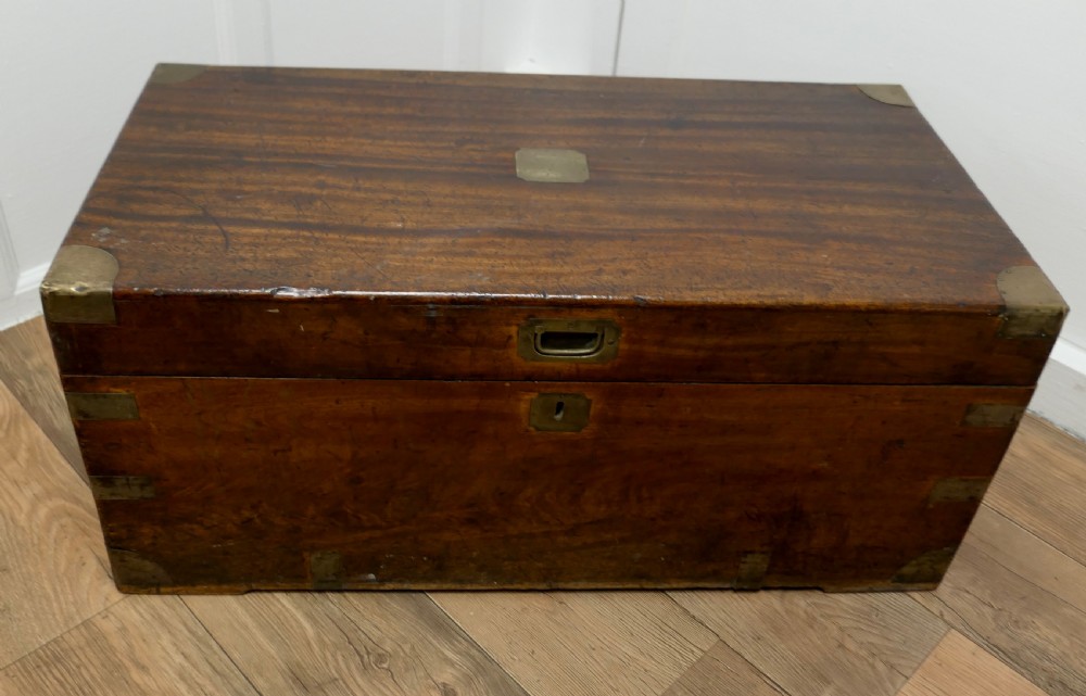 A 19th Century Camphor Wood Campaign Chest,  View II