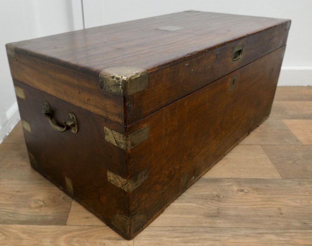 A 19th Century Camphor Wood Campaign Chest,  View III