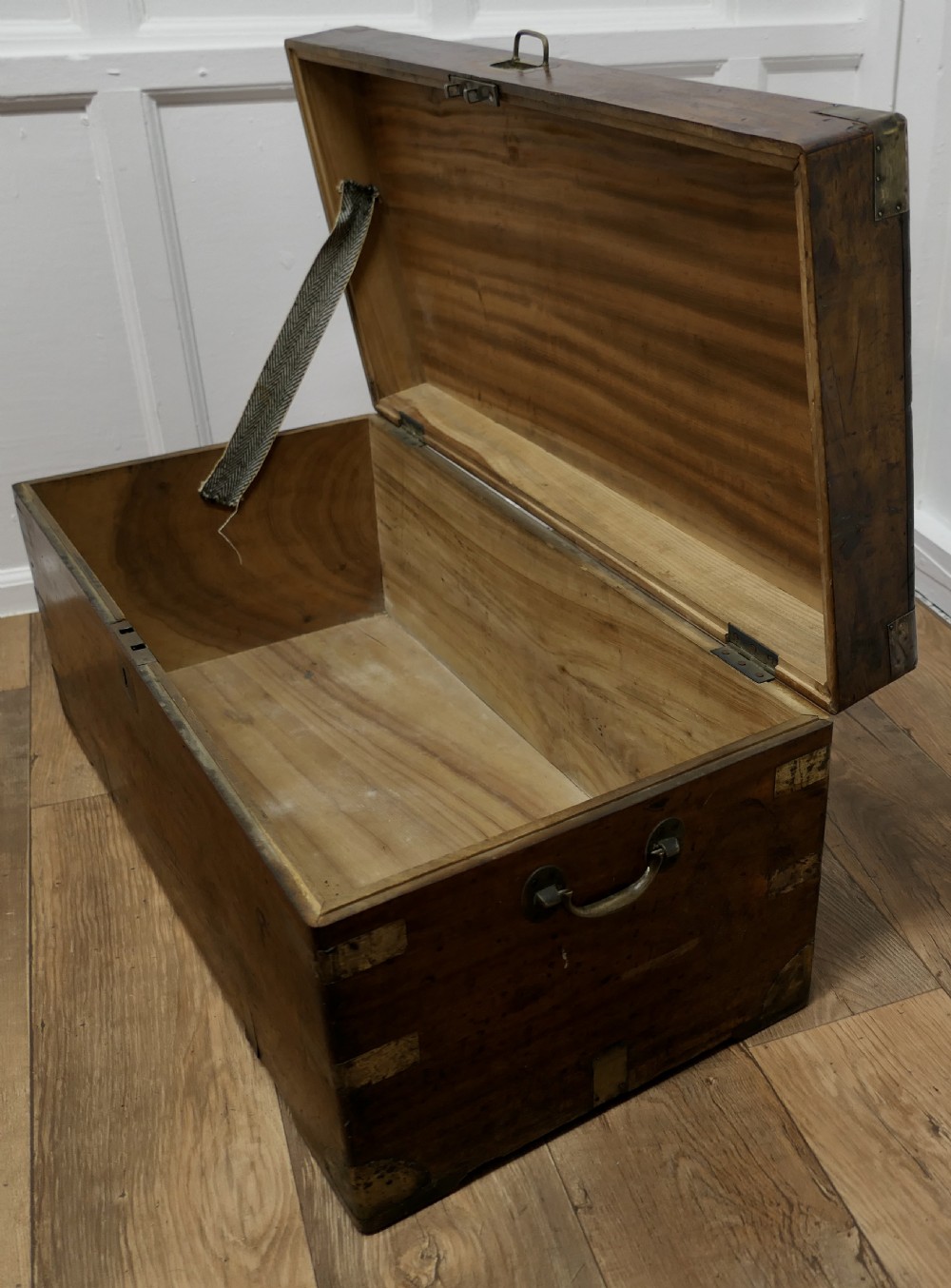 A 19th Century Camphor Wood Campaign Chest,  View V