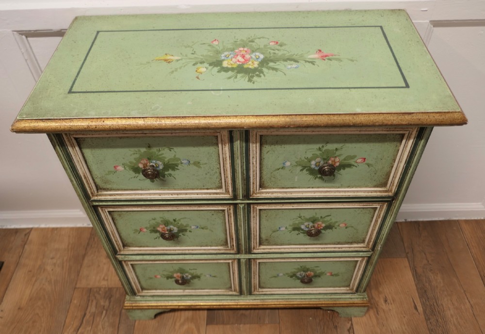 Original Shabby Painted Chest of Drawers View III