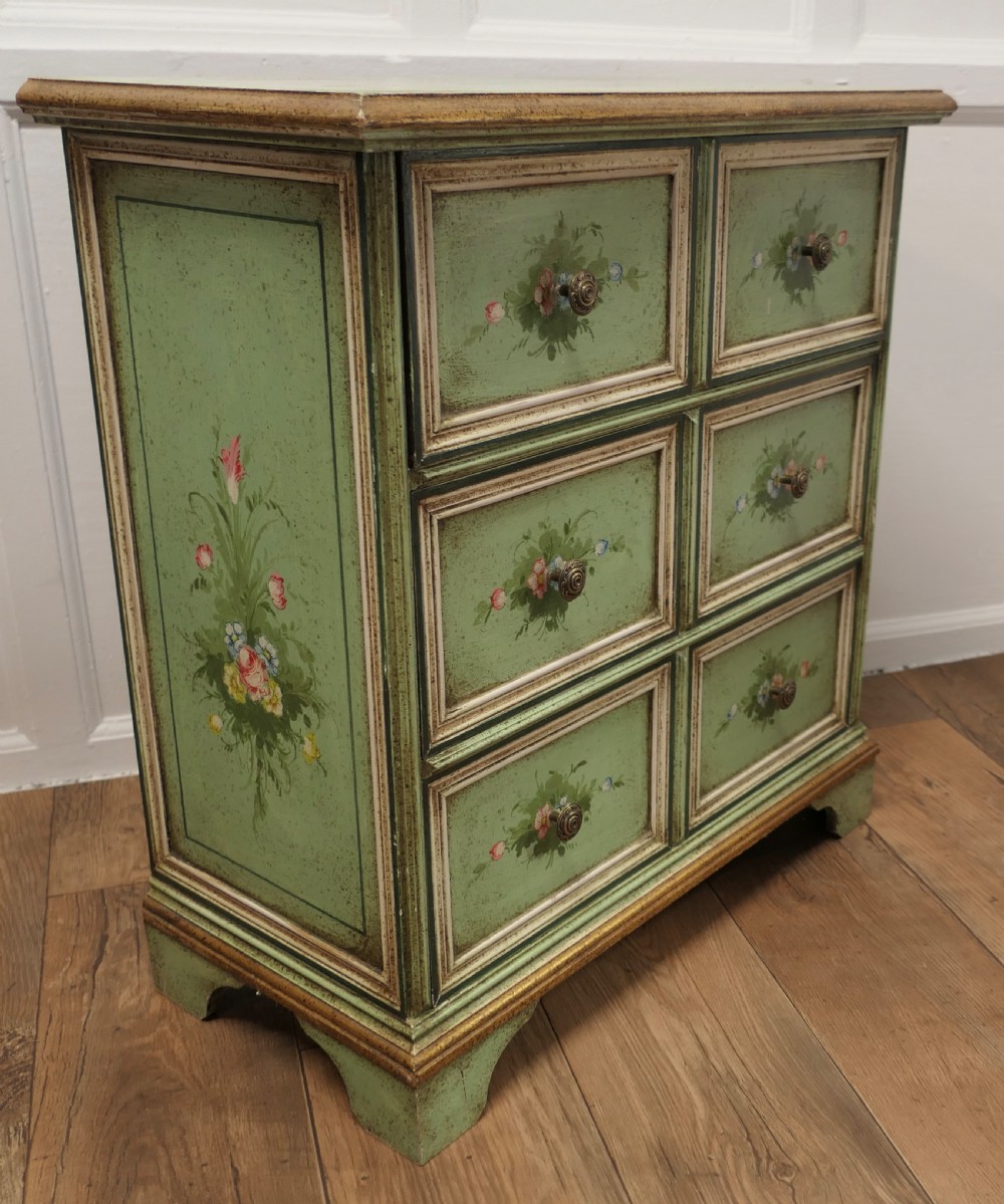 Original Shabby Painted Chest of Drawers View IV