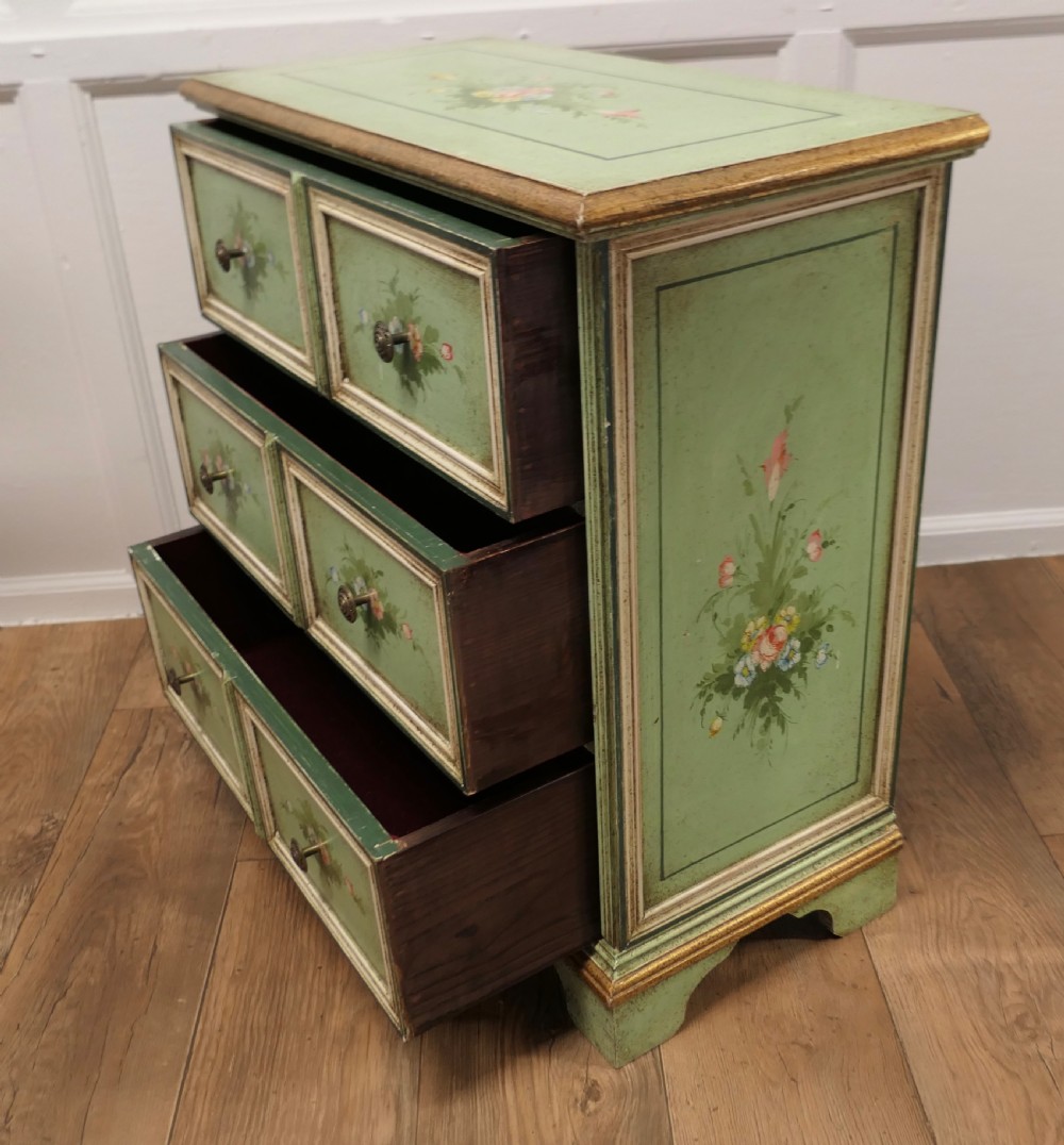 Original Shabby Painted Chest of Drawers View VI