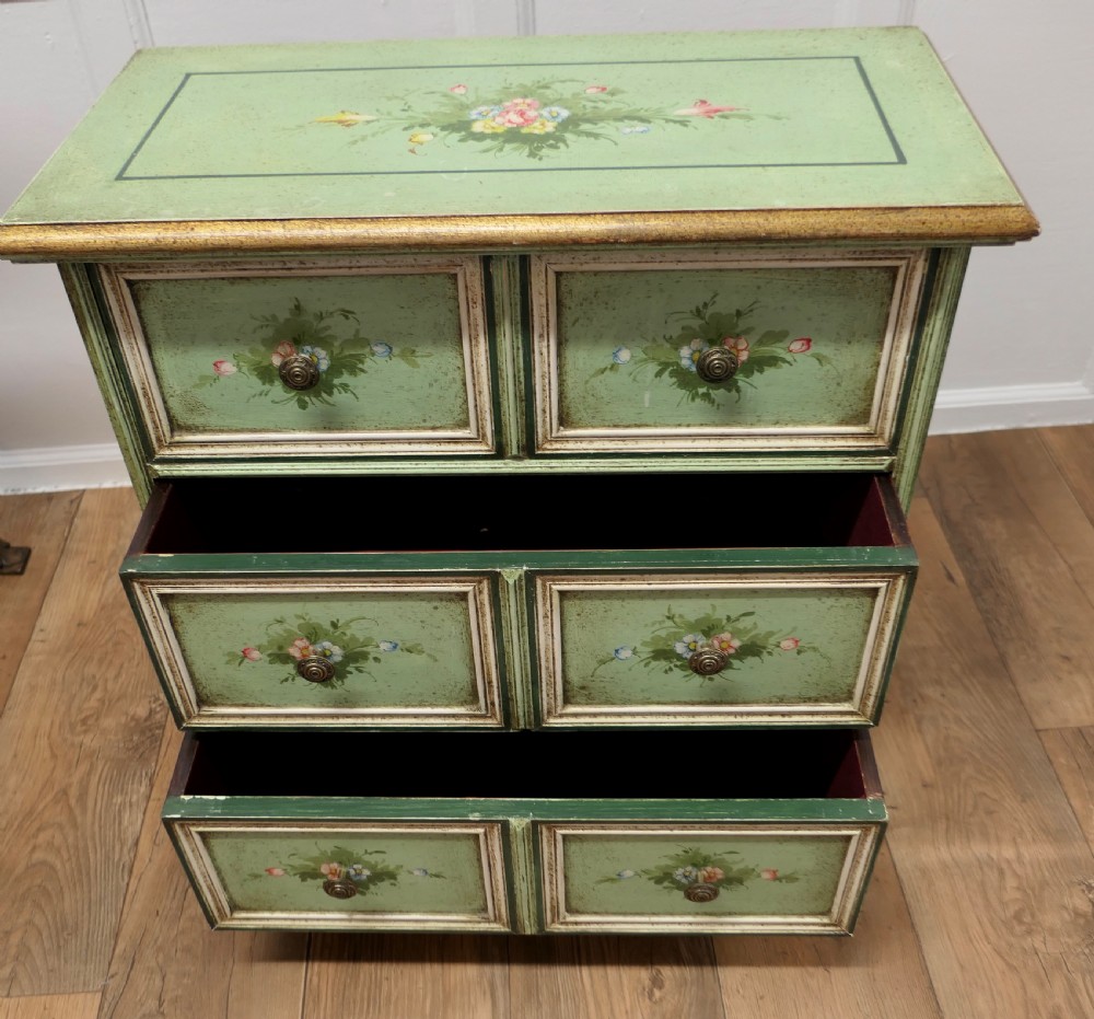 Original Shabby Painted Chest of Drawers View VII