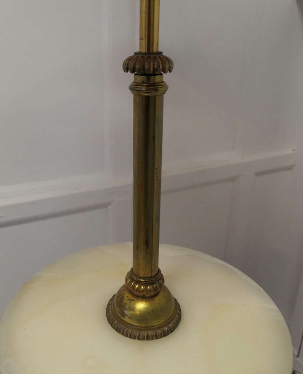 Extending Arts and Craft Floor Lamp with Wine Table at the Centre View IV