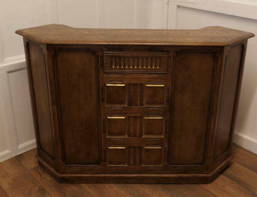 Arts and crafts Oak Hotel Restaurant Reception Hostess Counter, View II