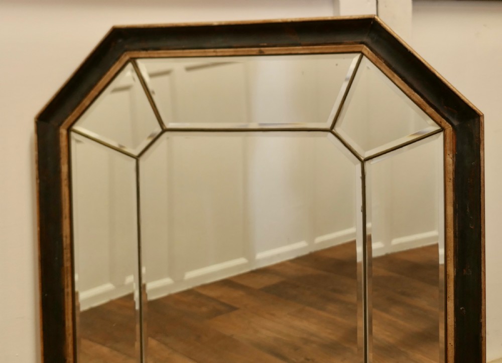 Large French Octagonal Cushion Mirror View III