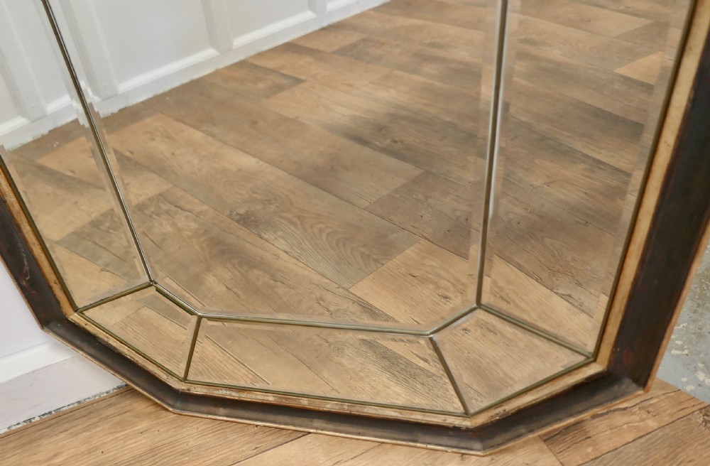 Large French Octagonal Cushion Mirror View IV