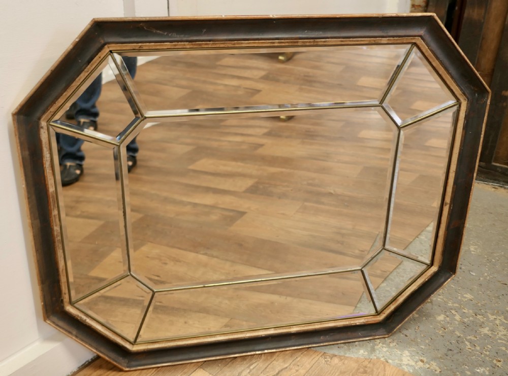 Large French Octagonal Cushion Mirror View IX