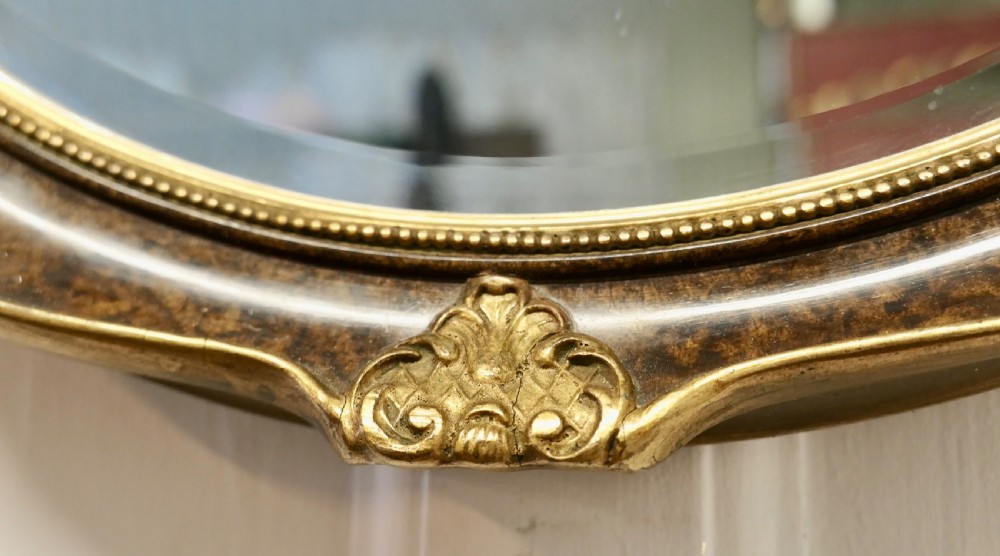 Scumble Finish Oval Mirror View IV