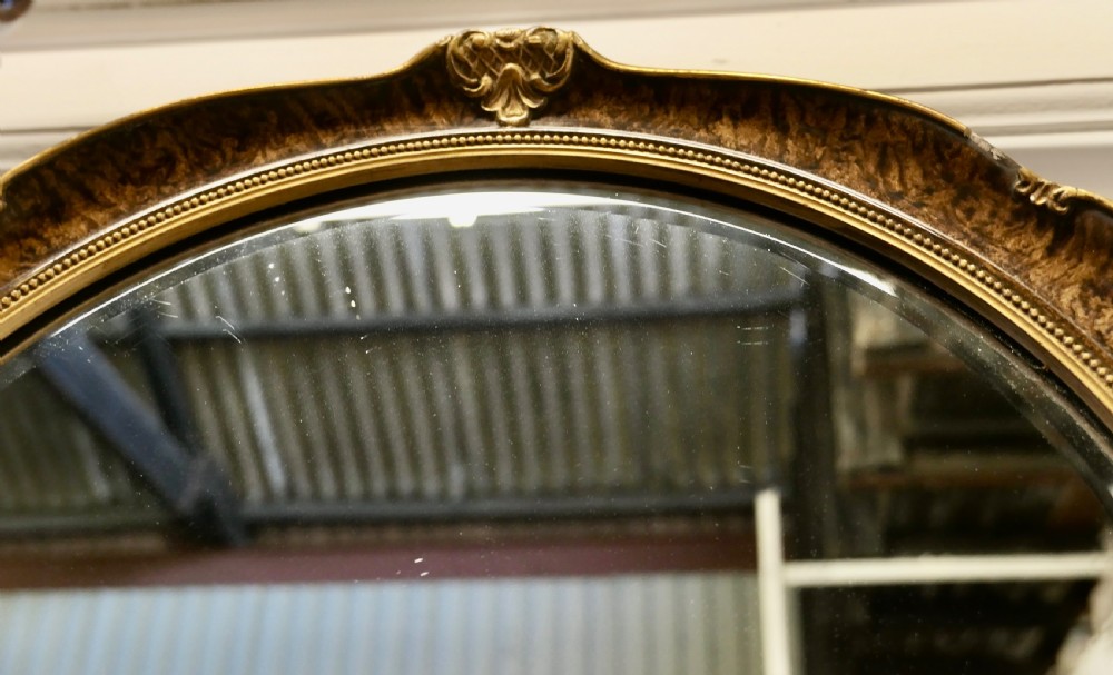 Scumble Finish Oval Mirror View V