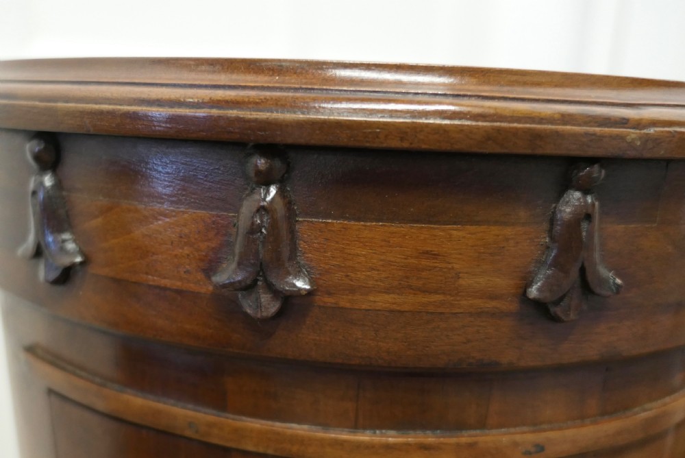 A Pair of Round Side Cabinets or Night Stands View VII