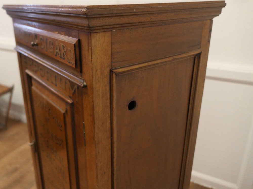Victorian Humidor Painted for The London Cigar Co Store Display  View IX