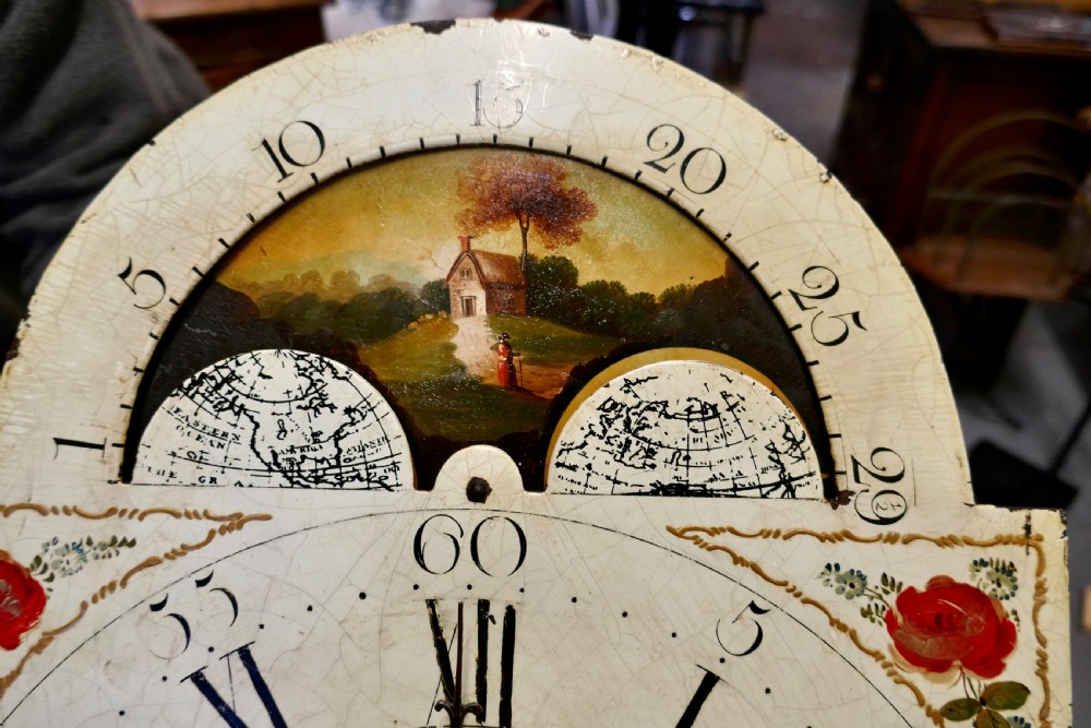 George III Country Oak Long Case Clock by John Edwards of Norwich  View XIII