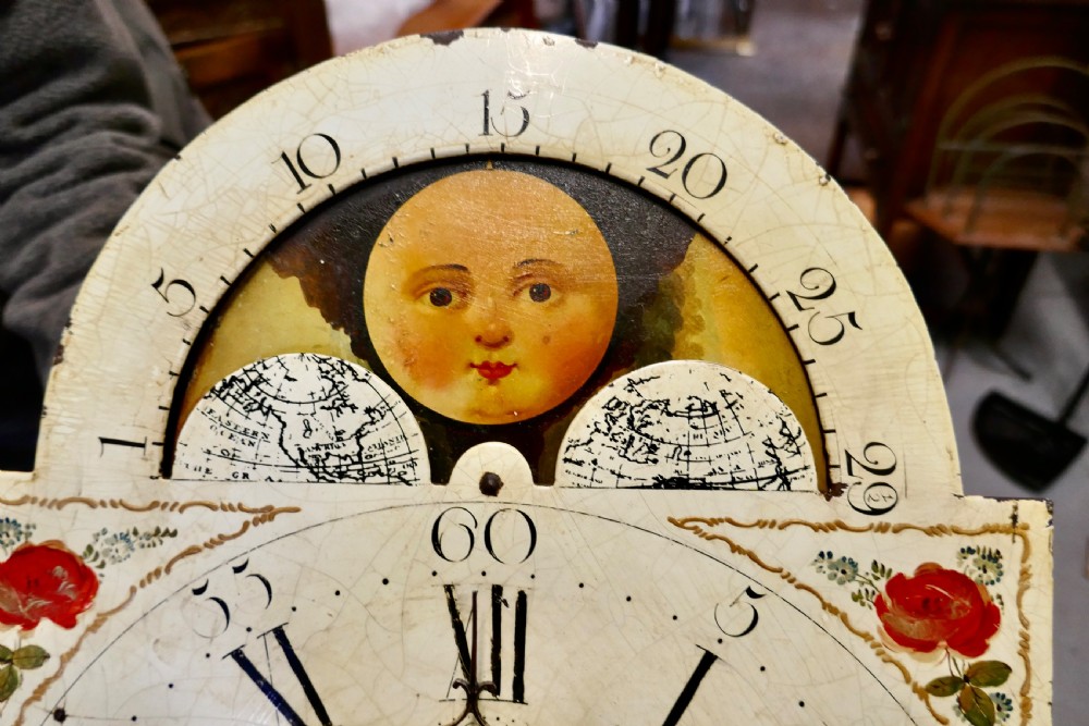 George III Country Oak Long Case Clock by John Edwards of Norwich  View XIV