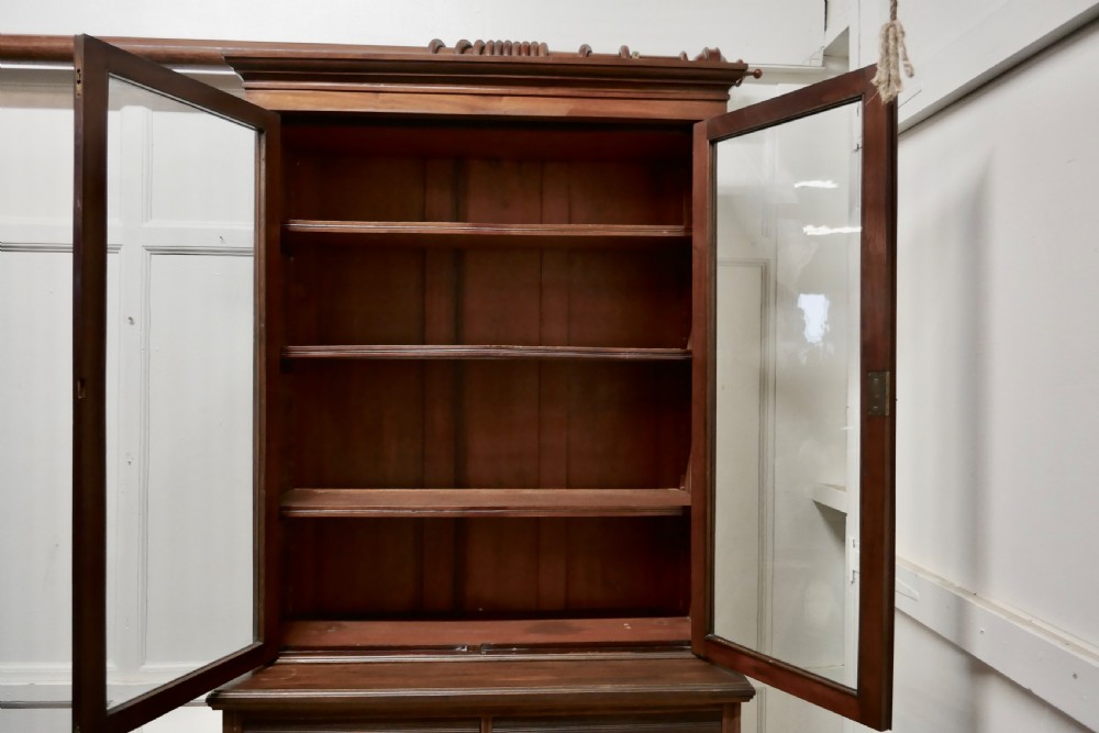 An Edwardian Walnut Bookcase View V