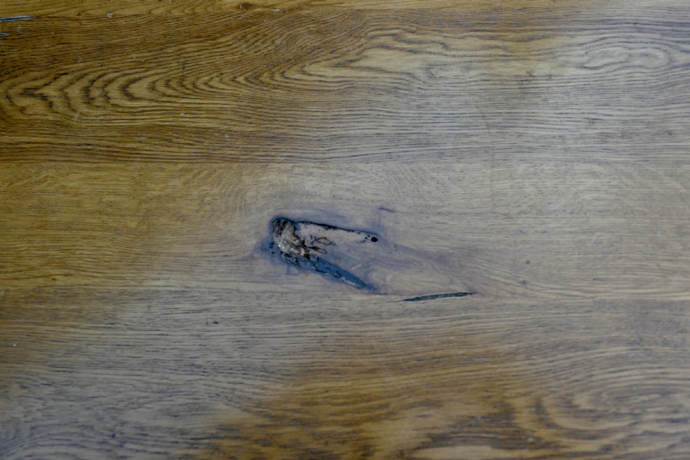 Good Size Rustic Farmhouse Table in Oak View VIII