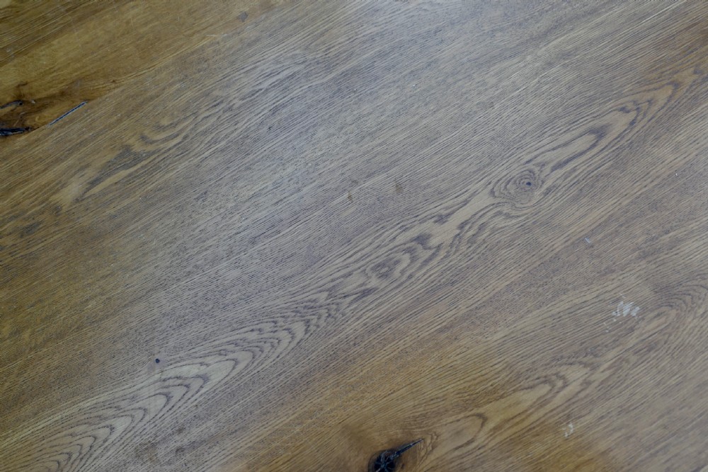 Good Size Rustic Farmhouse Table in Oak View IX